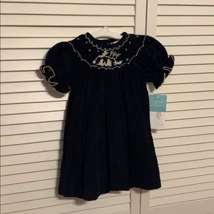 Navy Smock dress